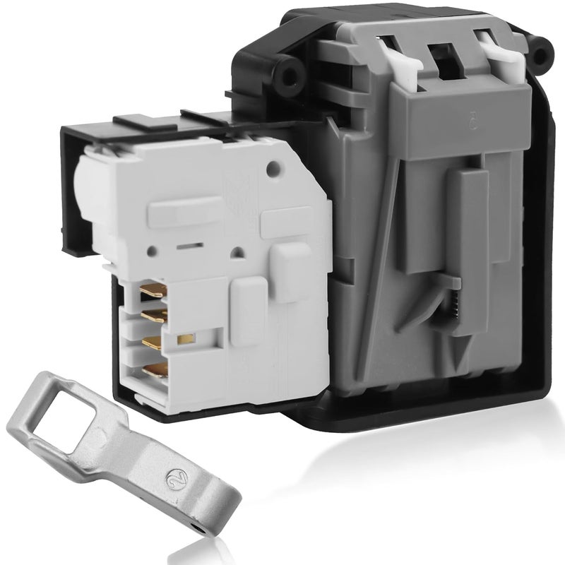 Vypart EBF61315802 Washer Door Lock Switch with MFG63099101 Strike - for LG WM3770HVA WM3770HWA WM9000HVA & Kenmore 79641262610, Replaces EBF62534401 Door Latch - Image 1